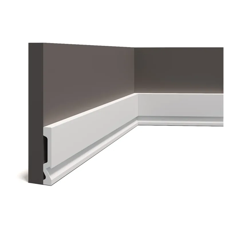 Plinta decorativa pentru LED Durotec 29LE, Dimensiuni 9.9 x 1.6 x 244 cm, Cezar Plinte decorative moderne pentru iluminare LED Doar azi